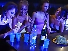 Real college girls seduce a stripper
