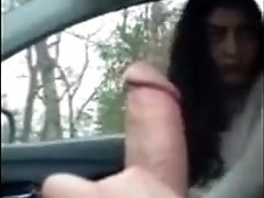Horny Syrian Girl sucks white mans cock