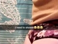 Showing off ass