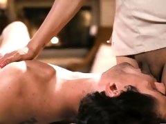 Asian shemale masseuse throats and analed her guy customer