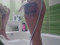 Softcore big tits hot ass take a bath with old man