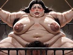 AnimeX Horny BBW Bound on Bed Craves Creampie in Her Pussy
