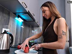 Murkovskis Russian Lesbian Kitchen Fuck