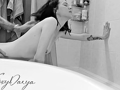 My first anal sex, rough and cum in the ass - HotFoxyDarya