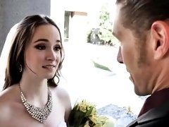 Teen brides down sucking their stepdads