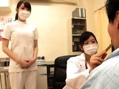 Lustful Japanese nurses embark on a hardcore sex adventure