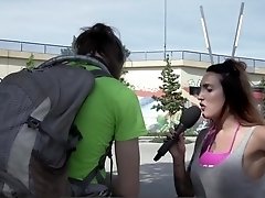 Interracial German couple fuck on cam