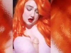 Snapchat Egirl Huge Natural Boobs Exposed and Titfucked