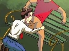 MidCummer's Night Dream Public Park Group Sex Night Cartoon Animation Gay Orgy Bukakke
