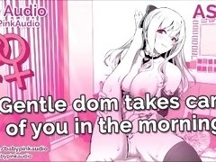 ASMR - Gentle dom takes care of you in the morning (Lesbian Audio Roleplay)