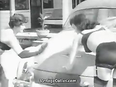 Girl and Her Perverted lover (1950s Vintage)
